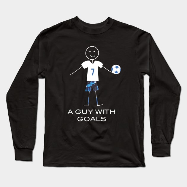 Funny Mens Soccer Design Long Sleeve T-Shirt by whyitsme